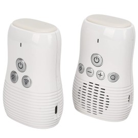 Audio Baby Monitor, Two Way Talk, High Sensitivity Microphone and Speaker, Rechargable Monitor with Night Light