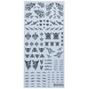 Haikyu Parts TTD-02-GRE Tattoo Decals, 02, Skull, Tattoo Gray, Pack of 1, Plastic Model Decal