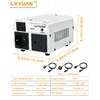 LVYUAN 5000W Voltage Transformer Power Converter Step Up 110V to