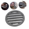 Zerodeko Round Fire Grate for Fireplace and Fire Pit High