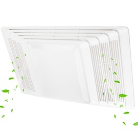 S97013662 Nutone Bathroom Exhaust Fan Cover, Bathroom Ventilation Fan Grille & Lens Compatible with Broan-Nutone Replacement for 655, 656, 657, 659, 695, HFL695, 696