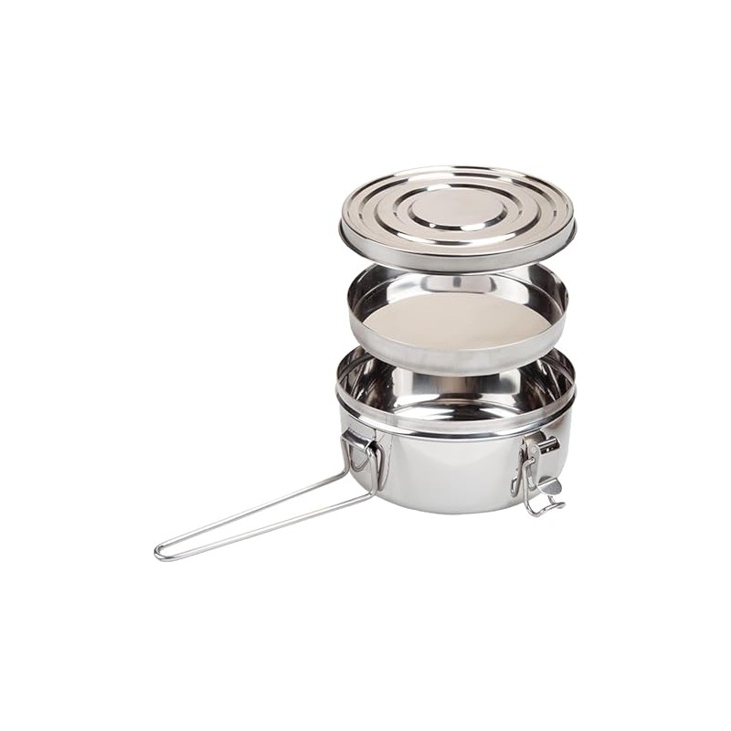 3 Pc Stainless Steel Tiffin Cook Set - Summit Camping/Outdoor