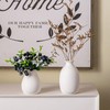 Sowlvenco Ceramic Bud Vase Set of 12, White Small Vases