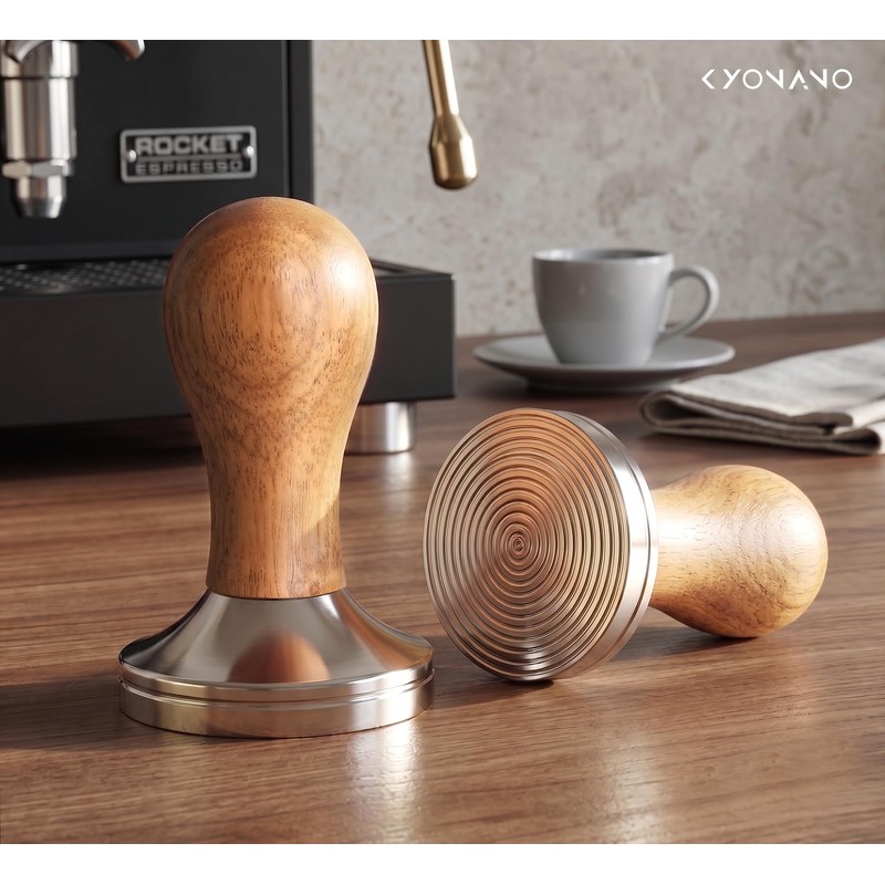 KYONANO 58mm Espresso Tamper, Coffee Tamper 58mm, Espresso Press Tamper