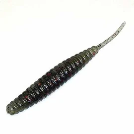 deps Worm Death Adder 5" Clear Pepper Red Flakes #15