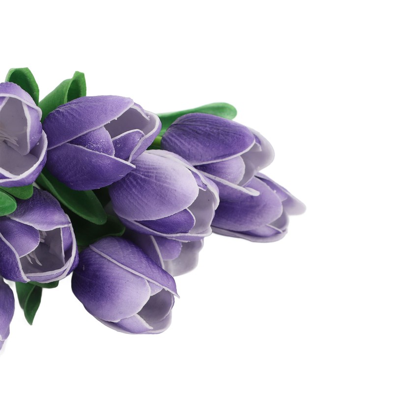 10pcs Artificial Tulip Flowers High Simulation Flowers Decor for Living