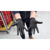 R&C Components Ltd Black Nitrile Gloves Heavy Duty Grip Textured
