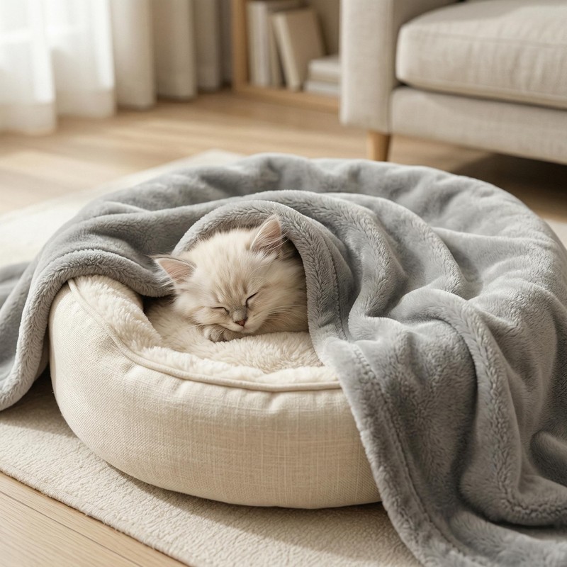 Soft Dog Blanket 39.4"x29.5" Fluffy Cat Puppy Essentials