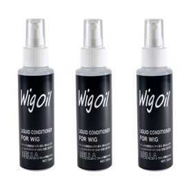 MilicaBooks ウィッグオイル 120ml 3本セット シリコンスプレー お手入れ用 艶出し 静電気防止 霧吹き 無香料 除菌 ケア用品