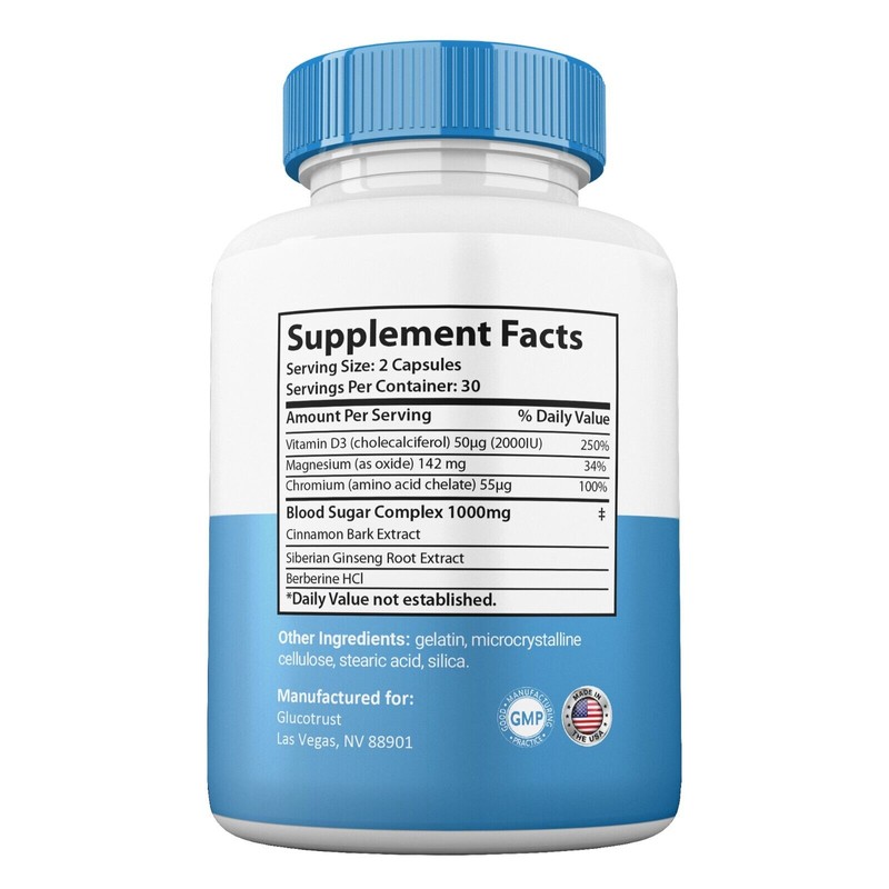 Glucotrust Capsules Max +, Glucotrust Max+ Maximum Edge Supplement (5