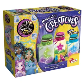 Lisciani - The Moon Academy: Moon Position Collection - Magic Potion Making for Children from 7 Years - with Powders and Glitters - 4 Bottles to Collect - Random Colour