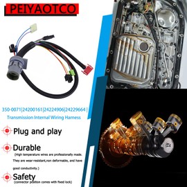 PEIYAOTCO Transmission Internal Wire Harness 4L80E 350-0071 3500071 GM MT1 4L80E 4L80 4L85E TH400 L80 2004-Up 24200161 24224906 34326E 24229664 34446C