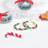 CERSLIMO Christmas Earrings for Women, Lightweight Xmas Holiday Colorful Candy