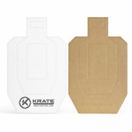 KRATE Tactical Torso Cardboard Competition Paper Silhouette Shooting Targets - 30" Torso (20 Pack)