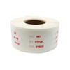 Product Number, Style, Price Info Sticker, 1" Round Self Adhesive Retail Labels, 1000 Pack