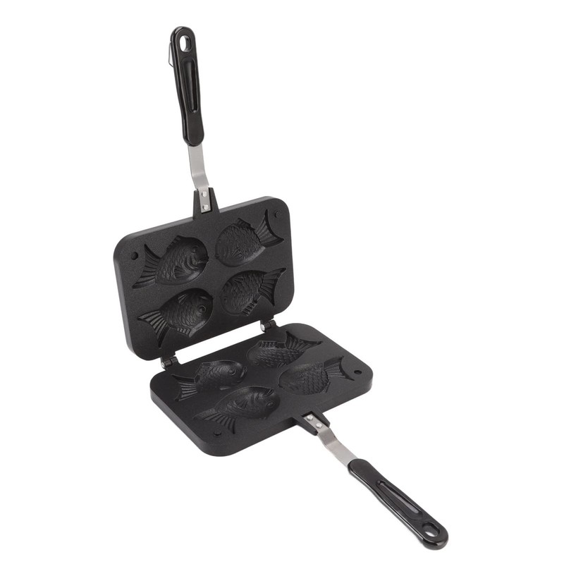 Taiyaki, Cast, Open Fire, Non-Stick