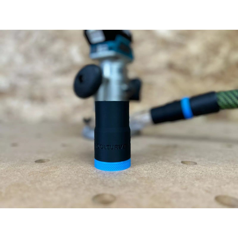 Toolcurve Makita Plunge Router to Festool 27mm Dust Extractor Adapter