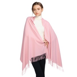 RIIQIICHY Scarfs for Women Fall Winter Pink Pashmina Shawls and Wraps for Evening Dresses Wedding Shawl Blanket Scarves