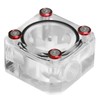 Water Flow Meter LeakingProof Transparent Acrylic Computer WaterCooled Rheometer