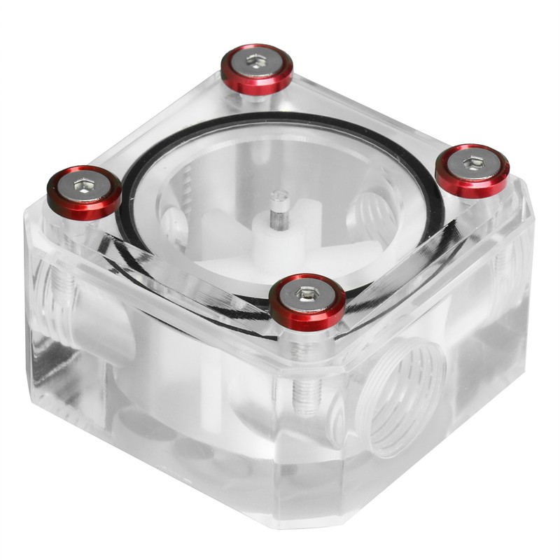 Water Flow Meter LeakingProof Transparent Acrylic Computer WaterCooled Rheometer