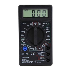 Generic XIWANG DT-830B Small Multi-Tester with Japanese Instruction Manual Included, Current, Voltage, Resistance, Measuring Instrument, Compact, Digital Tester
