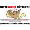 Ontrada Tin Sign 20 x 30 cm Curved Horse Please