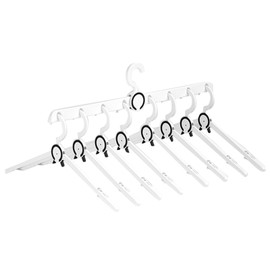 Folding Hangers Plastic Anti Slip Multifunctional Portable Travel Hangers Clothes Drying Rack for Coats Shirts Shoes