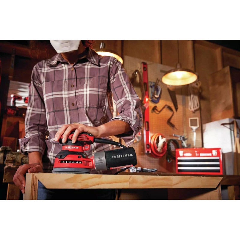 CRAFTSMAN Random Orbit Sander, 3-Amp, Corded (CMEW231)