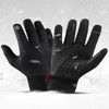 Winter Men Women Cycle Gloves Waterproof Windproof Fleece Lining Touchscreen