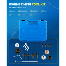 PHILTOP Engine Timing Tool Kit Camshaft Locking Tool Fit for A3 A4 A5 A6 Q5 TT All-Road 2.0T/Quattro 2.0T, Replace for T10352, T10352/1, T10352/2, T10368, T40196, T10354, T10060A, T40011, T40265