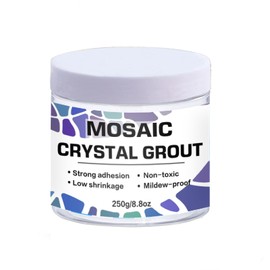 CAMUTKRY Mosaic Crystal Grout – Ultimate Grouting Solution & DIY Craft Essential for Mosaic Tile Projects, Handmade Art, & Home Decor (8.8 oz)