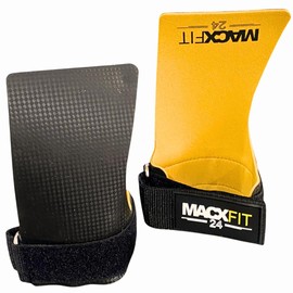 MacxFit 24 Cross Training Grips for Men & Women: Pull-Ups, Weightlifting, Gymnastics, & WODs, Fingerless, Breathable, Durable, & Comfortable Carbon Fibre Fit from Jaymax (Large/Extra Large)