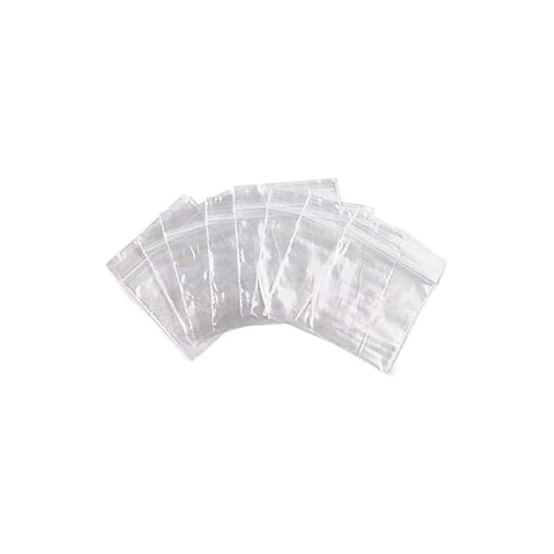 FlanicaUSA 300 CT Resealable Mini Zipper Polly Bags 2 Mil
