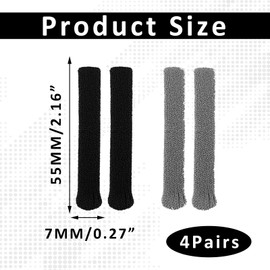 8 Pcs Glasses Ear Grip,Glasses Ear Cushion,Eye Glasses Ear Grippers,Eyeglass Ear Cushions,Glasses Ear Grips Non Slip,Anti Slip Glasses Grip,For Glasses Sunglasses Eyewear