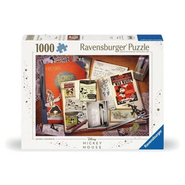 Ravensburger 1930 Mickey Moments 1000 Piece Jigsaw Puzzle | Durable Materials for Long-Lasting Enjoyment | Celebrate Mickey with Unique and Engaging Imagery | Climate Pledge Friendly