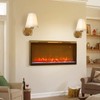 Adust Battery Operated Wall Sconce Set of Two Antique Brass