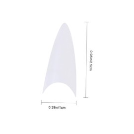 FOMIYES Strong Nail Tips Pcs Plastic Tips Long Artificial Fingernails Easy Application for Nail Art