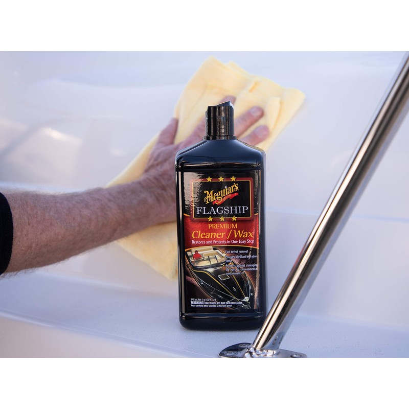 Meguiar's Flagship Premium Cleaner Wax M6132 - Pro-Grade Boat and