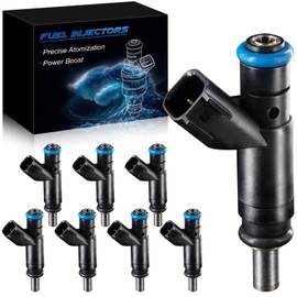 YZHIDIANF Upgraded Fuel Injectors Fit For:-RAM 1500 2011-2013 For:-Dodge Charger 2006-2008 Dakota, For:-Jeep Grand Cherokee Commander, For:-Chrysler 300, 2005-2013 4.7L 5.7L OE# 04591851AA (8 PCS)