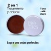 Gel de ceja 2 en 1, crecimiento y color, para