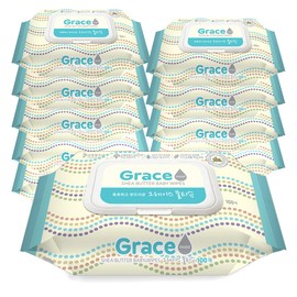 Samjeong Grace wet tissue caps 100 sheets 10 packs / 삼정 그레이스 물티슈 캡 100매 10팩