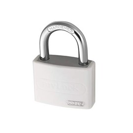 ABUS - T65AL/40mm My Lock Aluminium Padlock White Keyed Alike 6401