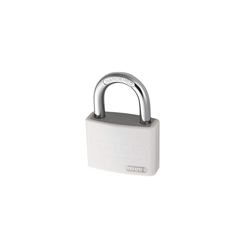 ABUS - T65AL/40mm My Lock Aluminium Padlock White Keyed Alike