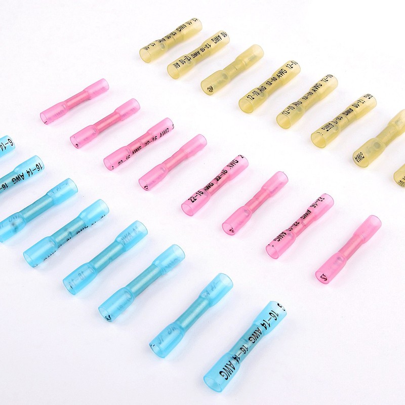 Nilight 200PCS Heat Shrink Butt Connectors - Waterproof Wire Connectors