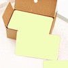 100pcs/1 SET 9.4×5.6cm/3.7×2.2 INCHKraft paper card color blank business card