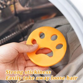 Pack of 8 Pet Hair Remover Washing Machine, Pet Hair Remover for Laundry Washing Balls, Reusable Pet Hair Remover for Laundry, Animal Fur Laundry Catcher Hair Remover for Laundry