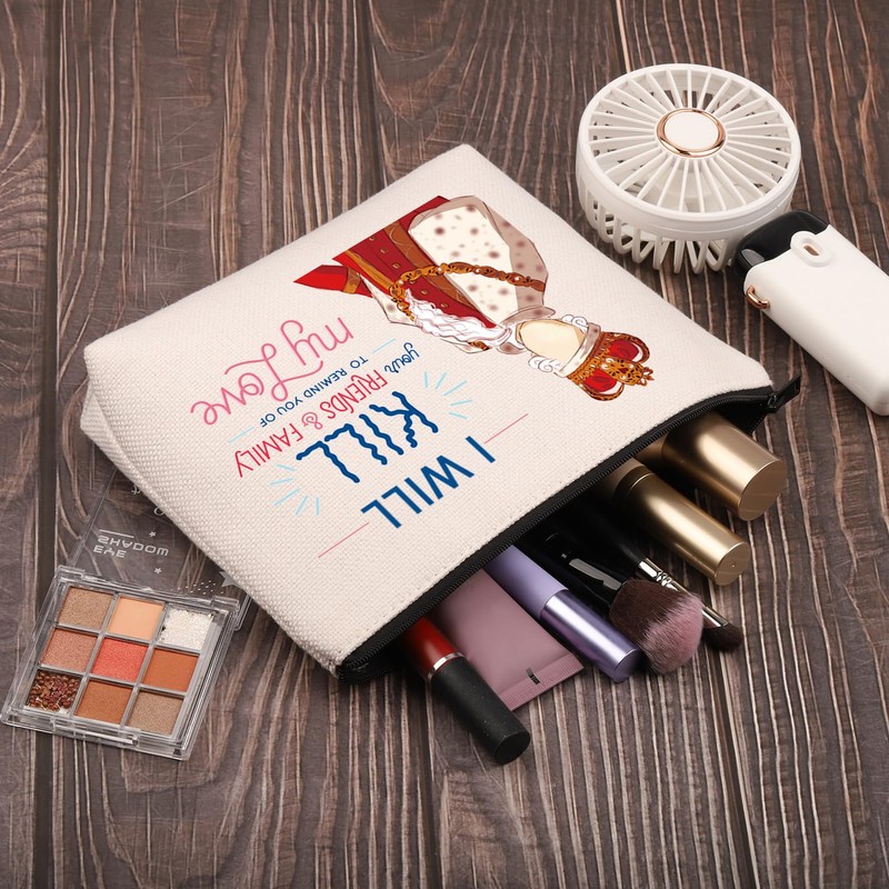 PLITI Musical Inspired Makeup Bag I Will Kill Your Friends