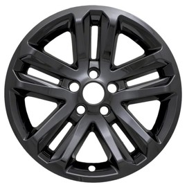 Fuel Rider Set of 4 Gloss Black ABS Impostor Wheel Skins Compatible with 11-17 Ford Explorer 5 Split Spoke