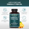 Lifes Fortune Suplemento de concentrado de Omega 3 de aceite