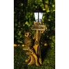 Ebros Forest Guardian Night Owl Welcome Sign Statue With Solar